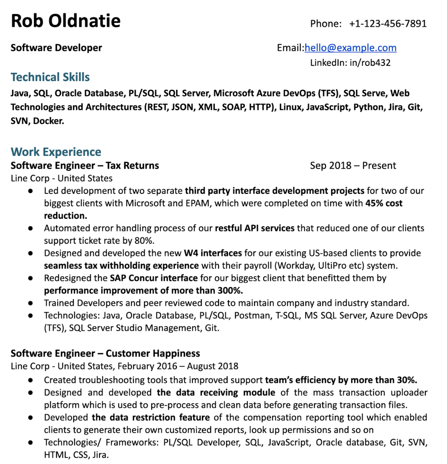 another word for troubleshoot resume